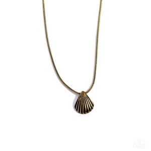 Bronze seashell necklace